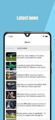 Lazio Fan android App screenshot 1